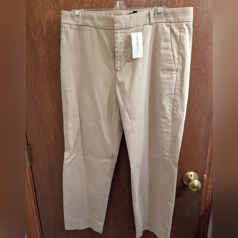 Banana Republic aviator pant beige size 10